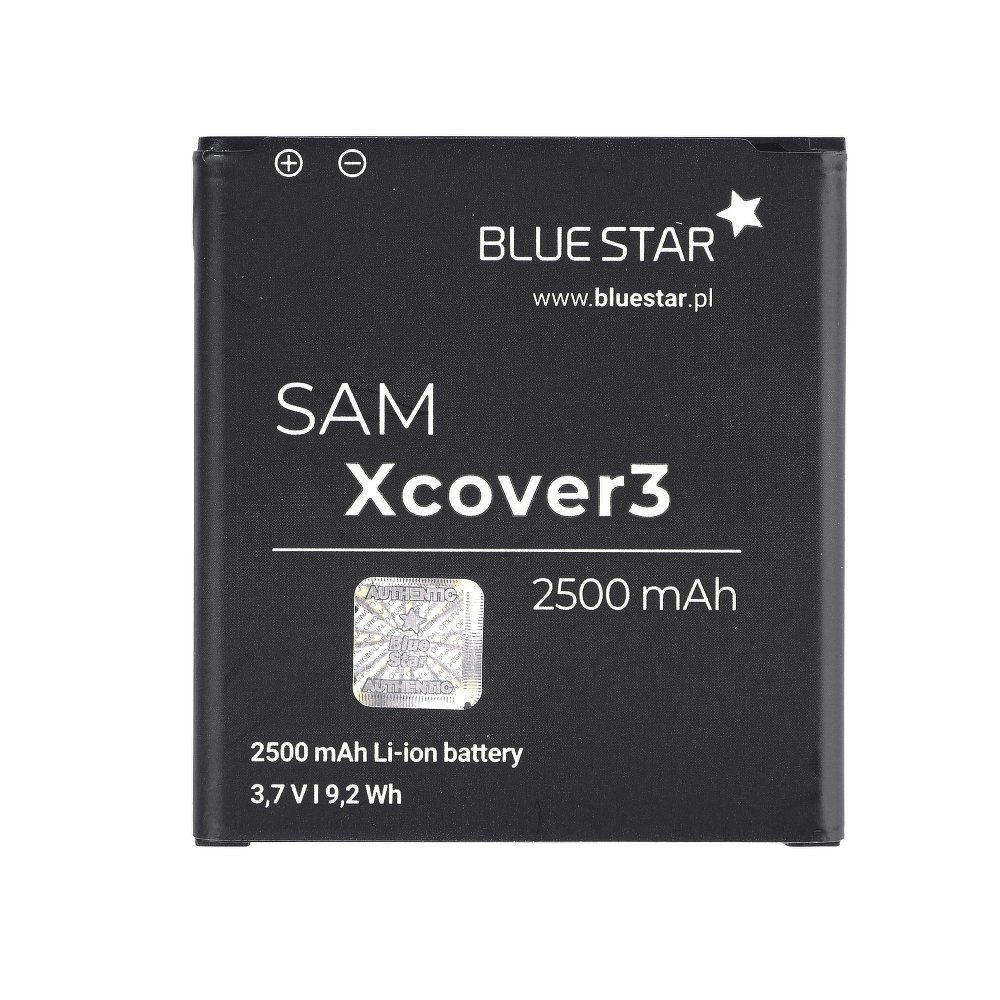 BlueStar Bluestar Akku Ersatz kompatibel mit Samsung G388 Galaxy Xcover 3 2500 mAh Austausch Batterie Accu EB-BG388 Smartphone-Akku