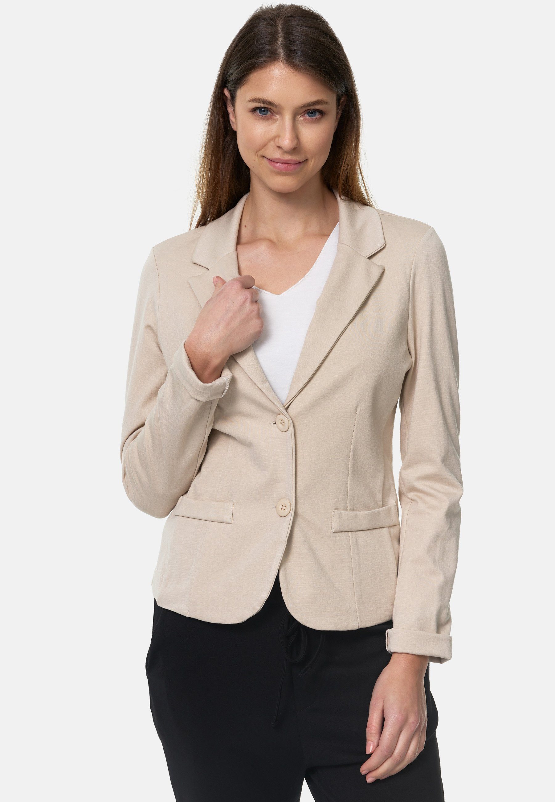 Rayshyne Kurzblazer PM-011 (Sportliches Sakko Business Blazer mit Reverskra günstig online kaufen