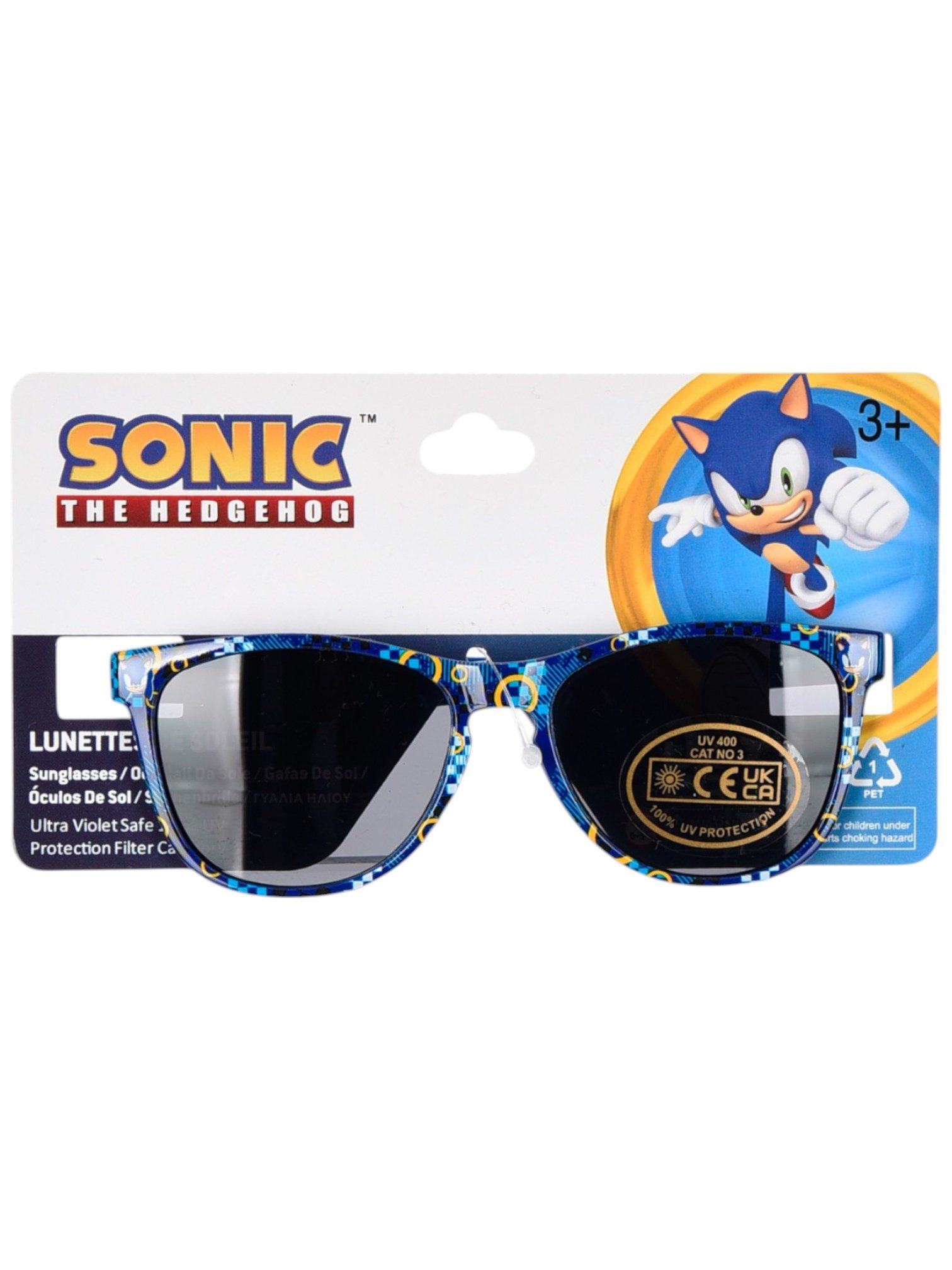Sonic The Hedgehog Sonnenbrille Sonic für Kinder 100% UV Schutz