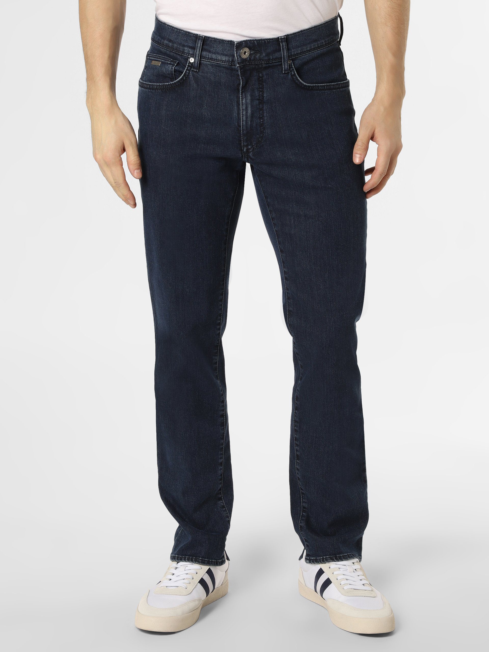 stone dark Brax Straight-Jeans Cadiz