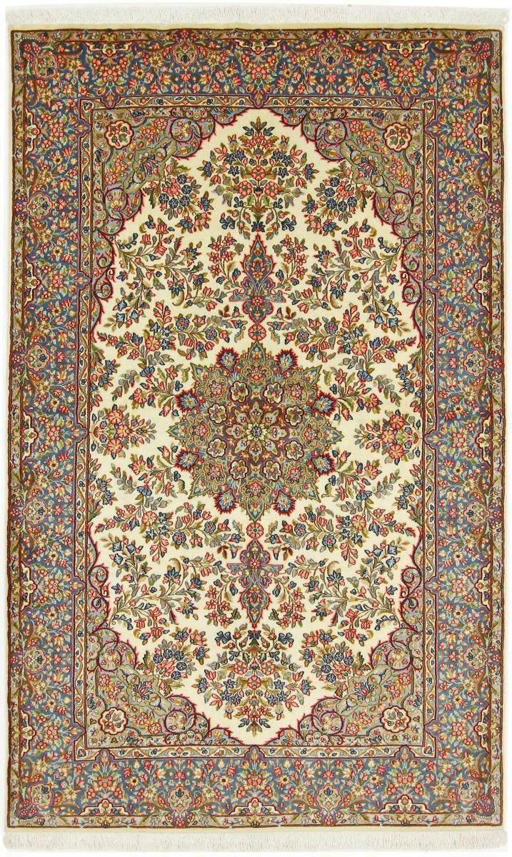 Orientteppich Kerman 149x244 Handgeknüpfter Orientteppich / Perserteppich, Nain Trading, rechteckig, Höhe: 12 mm