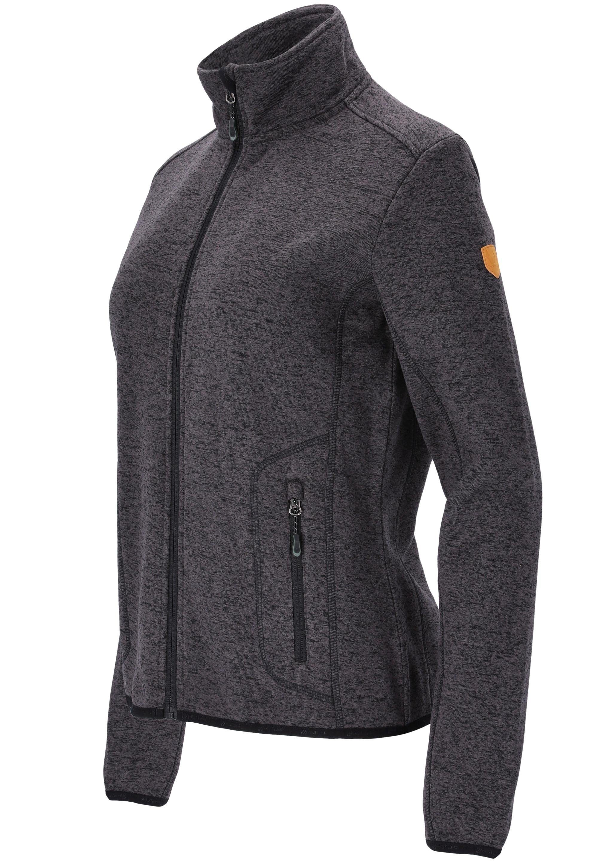 aus Funktionsmaterial SAMANI schnell braun Fleecejacke trocknendem WHISTLER