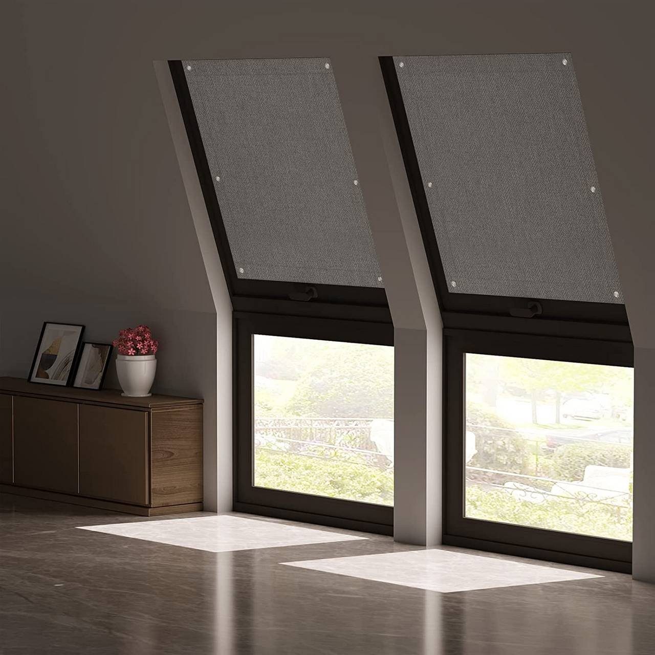 Dachfensterrollo, Woltu, 1x Thermorollo Dachfenster ohne günstig online kaufen