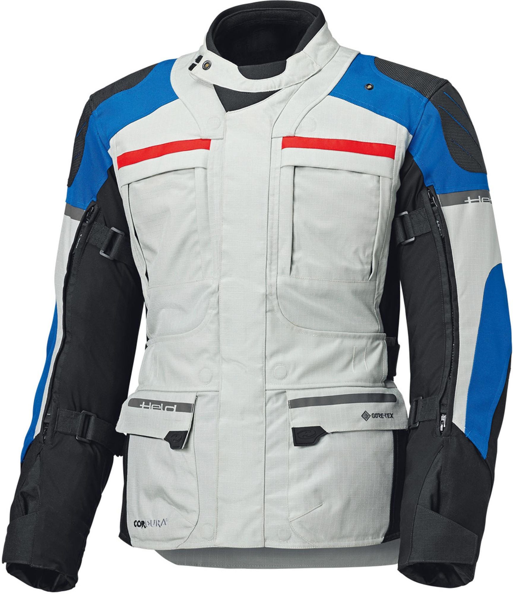 Held Biker Fashion Motorradjacke Carese 3 Adventure Motorrad Textiljacke Verbindungsreißverschluss,Ellenbogenprotektoren enthalten,Schulte