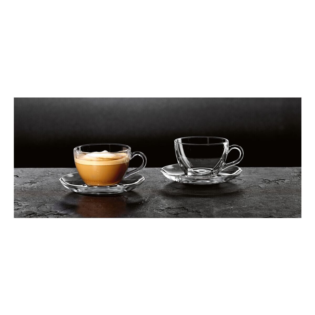 Ritzenhoff & Breker Cappuccinotasse Barista, Glas, 220 ml