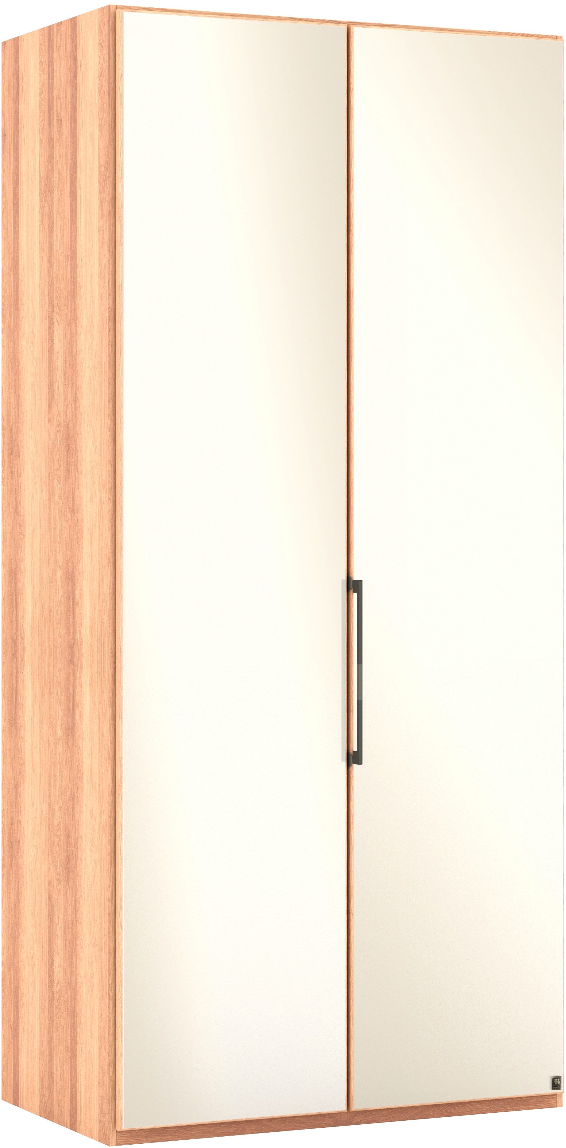 Musterring Kleiderschrank Sorrent, Kleiderschrank, Schrank, teilmassiv Eiche (mit Türdämpfern, in 5 Breiten & 2 Höhen, extra Böden, MADE IN GERMANY) Türen Eiche massiv oder als Parsol-Bronze-Spiegel, verschiedene Maße