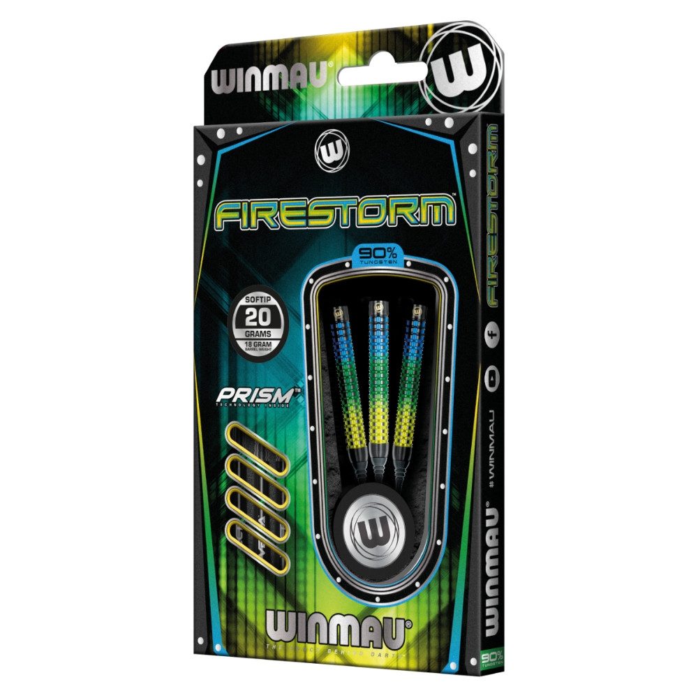 Winmau Softdarts Winmau Softdart Firestorm 2453-20g für Darts-Enthusiasten.