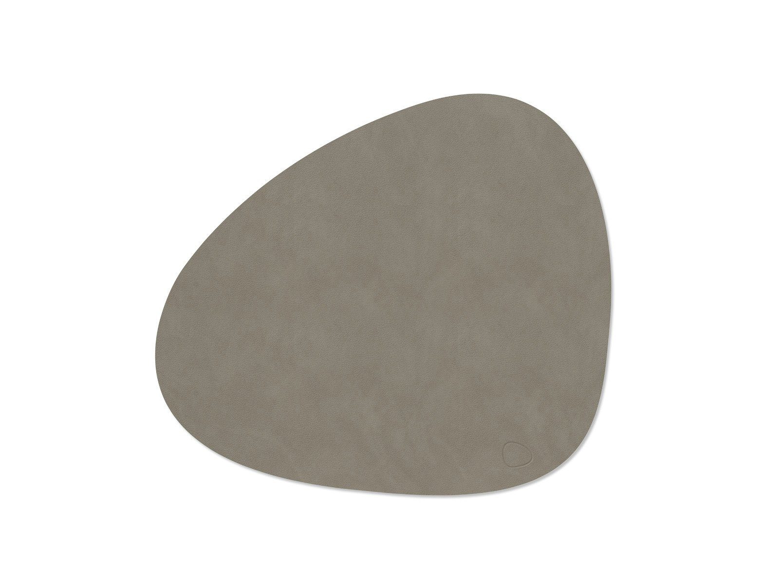 LIND DNA Platzset Nupo Tischset Curve L flint grey, Table Mat Curve L Nupo Flint Grey