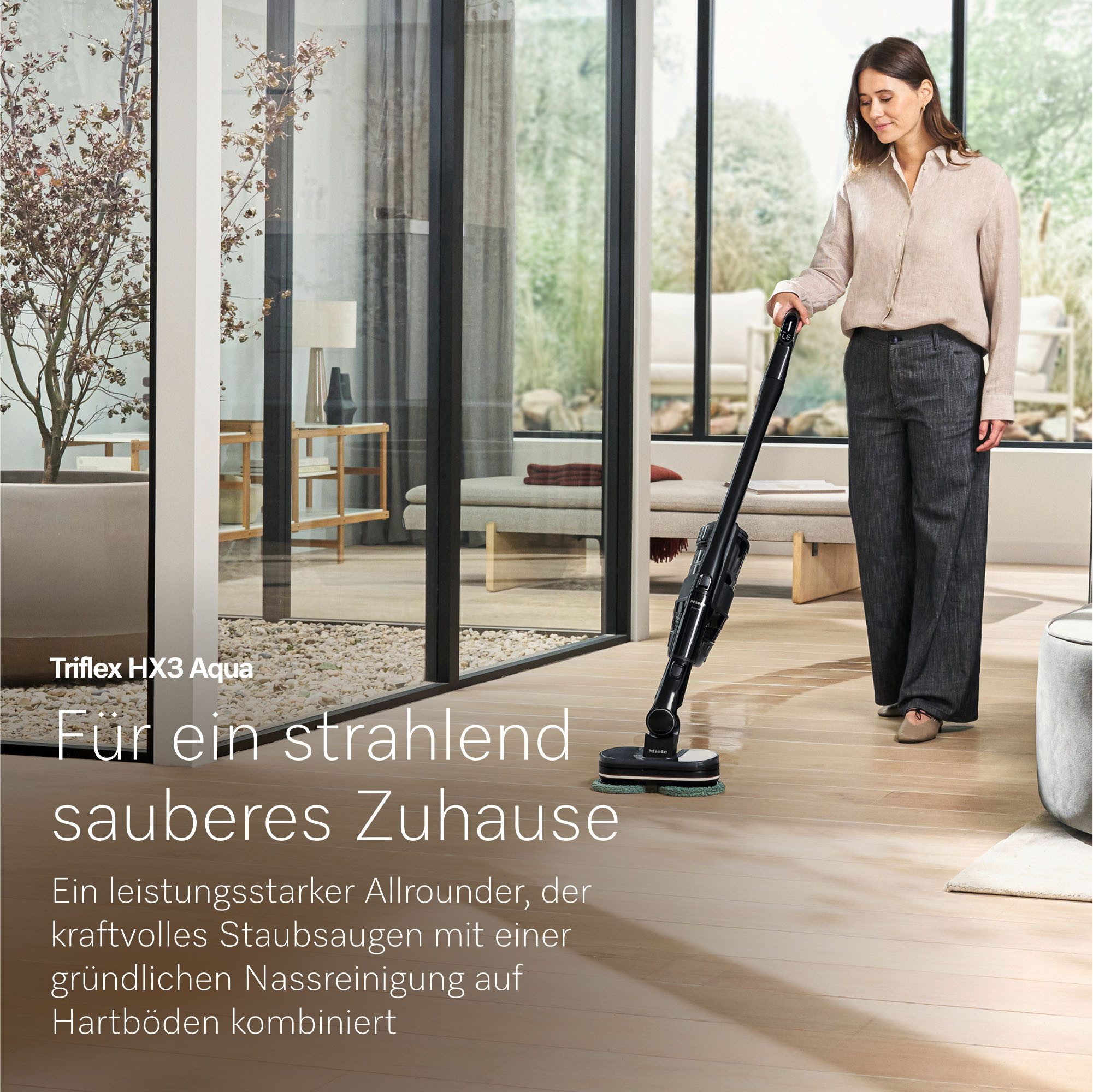 Miele Akku-Stielstaubsauger Triflex HX3 Aqua, 192 W, mit Beutel