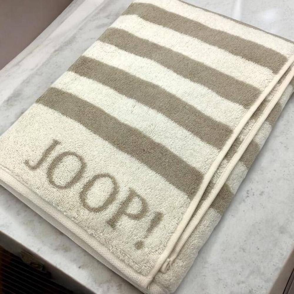 Badetücher Joop! Duschtuch Badetuch 80x150 Classic Stripes Streifen 1610-36 creme
