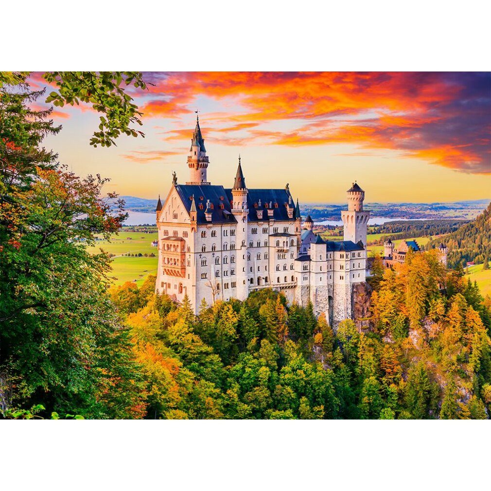 ENJOY Puzzle Puzzle ENJOY Puzzle Schloss Neuschwanstein im Herbst, Deutschland 1000 Teile, Puzzleteile