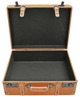 Aubaho Koffer Oldtimer Holzkoffer im Antik-Stil Koffer Holz Nostalgie Kiste Vintage