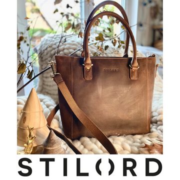 STILORD Handtasche STILORD "Abigail" Handtasche Büro Damen Leder Shopper