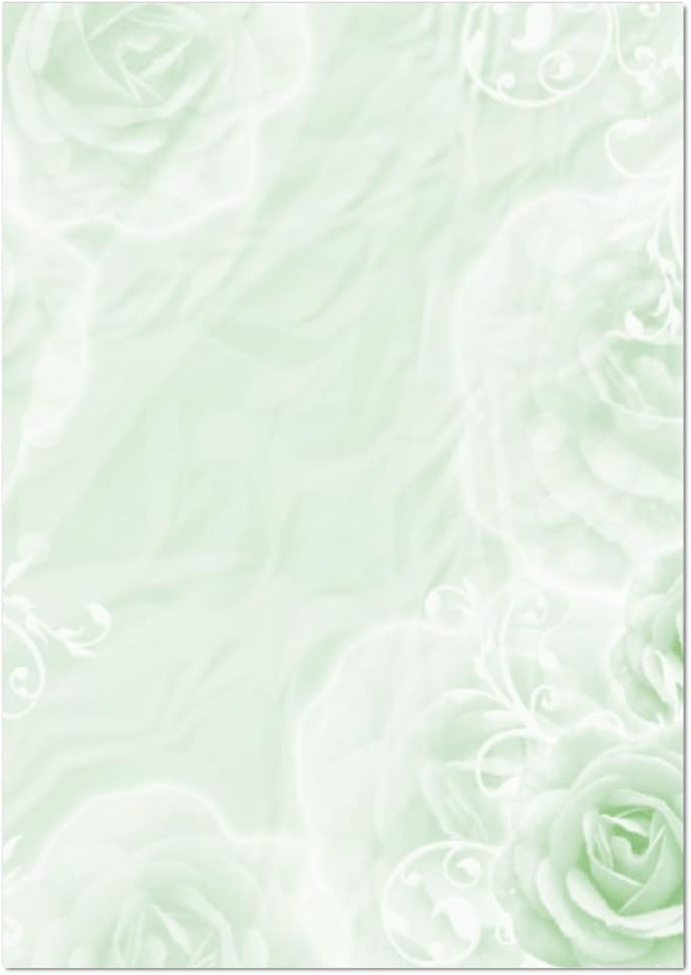 LYSCO Briefpapier Motivpapier Sträuße aus Rosen DIN A4, gut beschreibbar, rosige Atmosphäre, für alle Drucker geeignet.