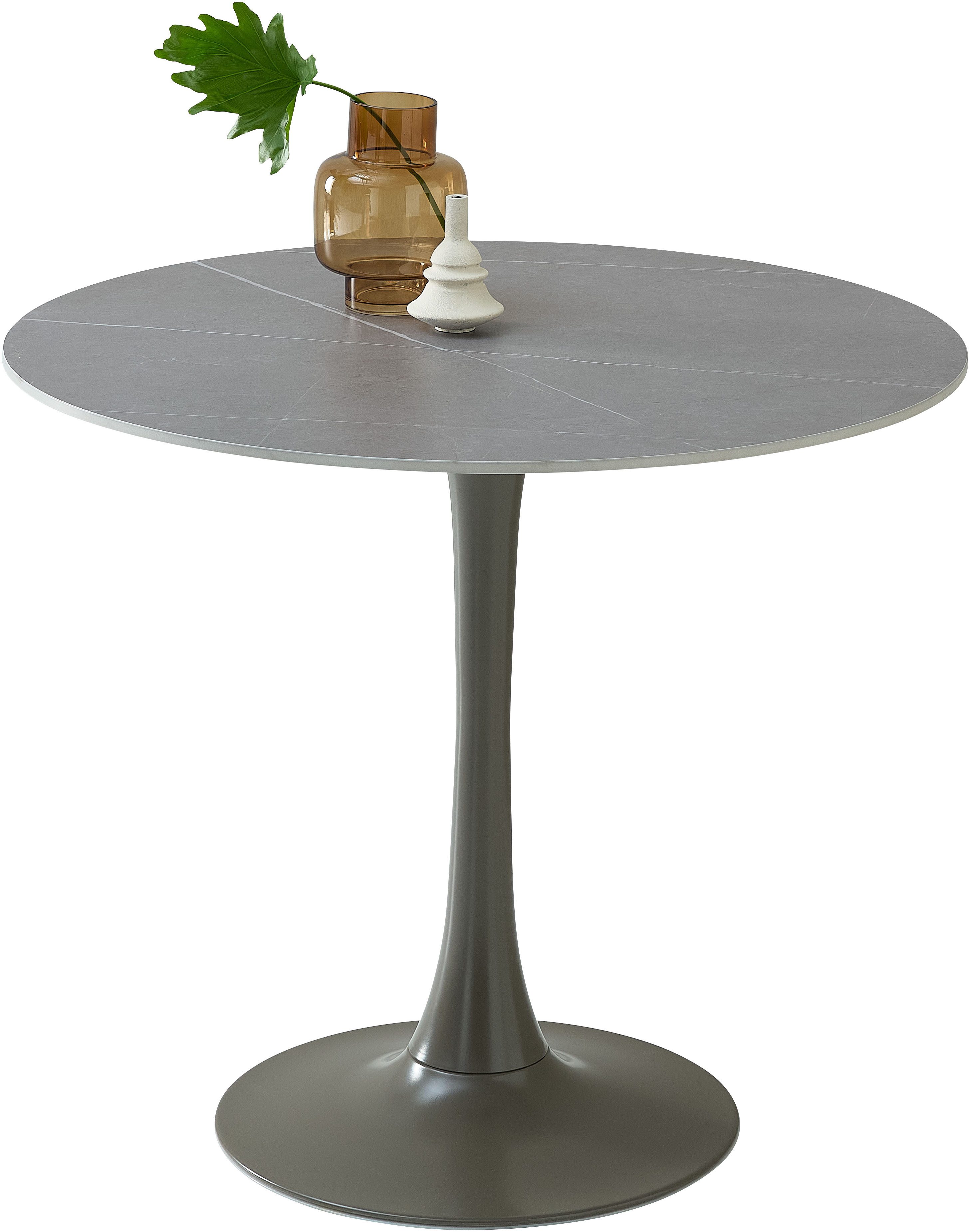 Stolkom Sp.z.o.o. Esstisch Josh Esszimmertisch rund Keramik, marmoriert, Bx günstig online kaufen