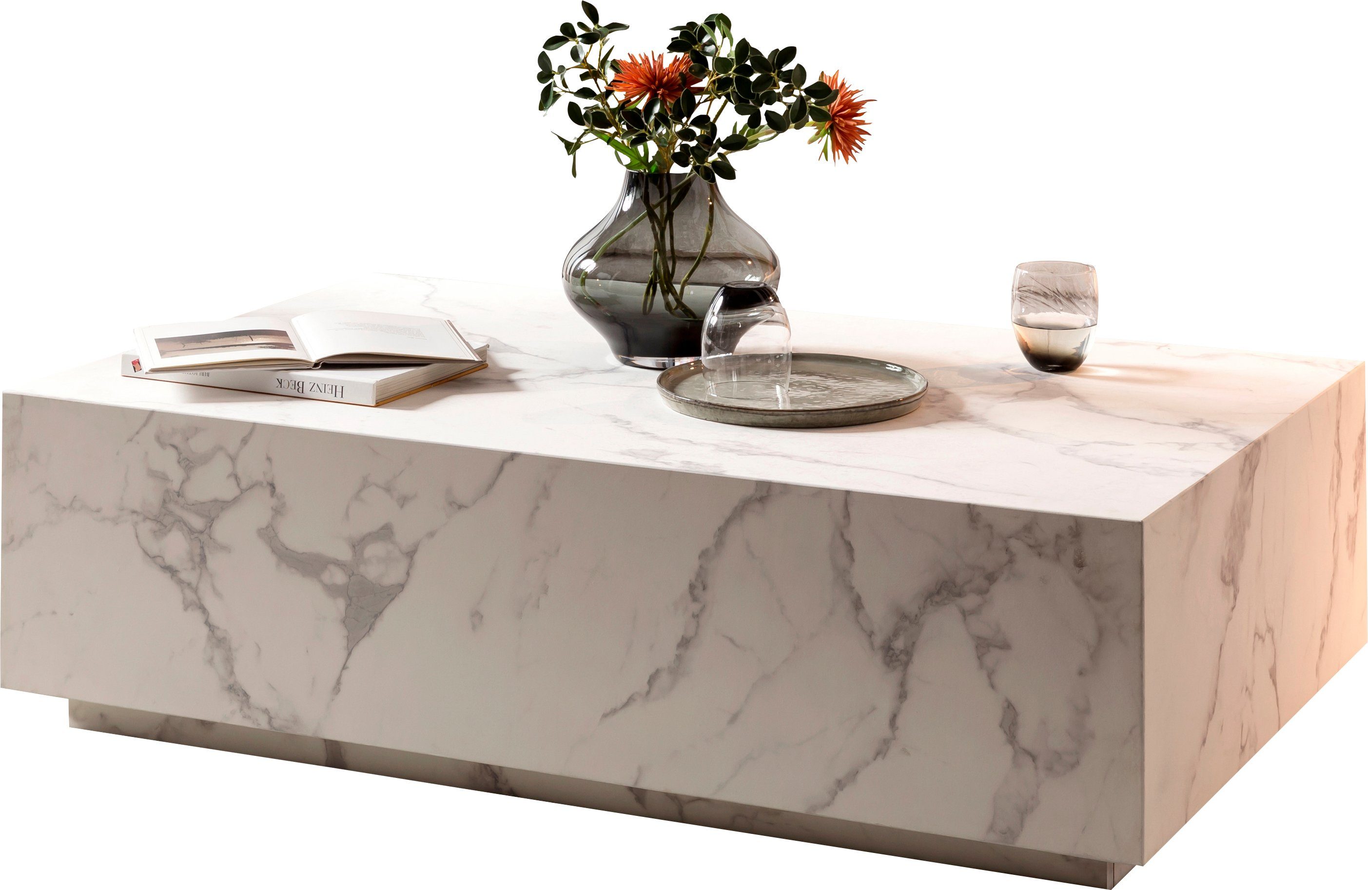 SalesFever Couchtisch Almeria Beistelltisch: Stilvoller Tisch 120/75 cm, St günstig online kaufen