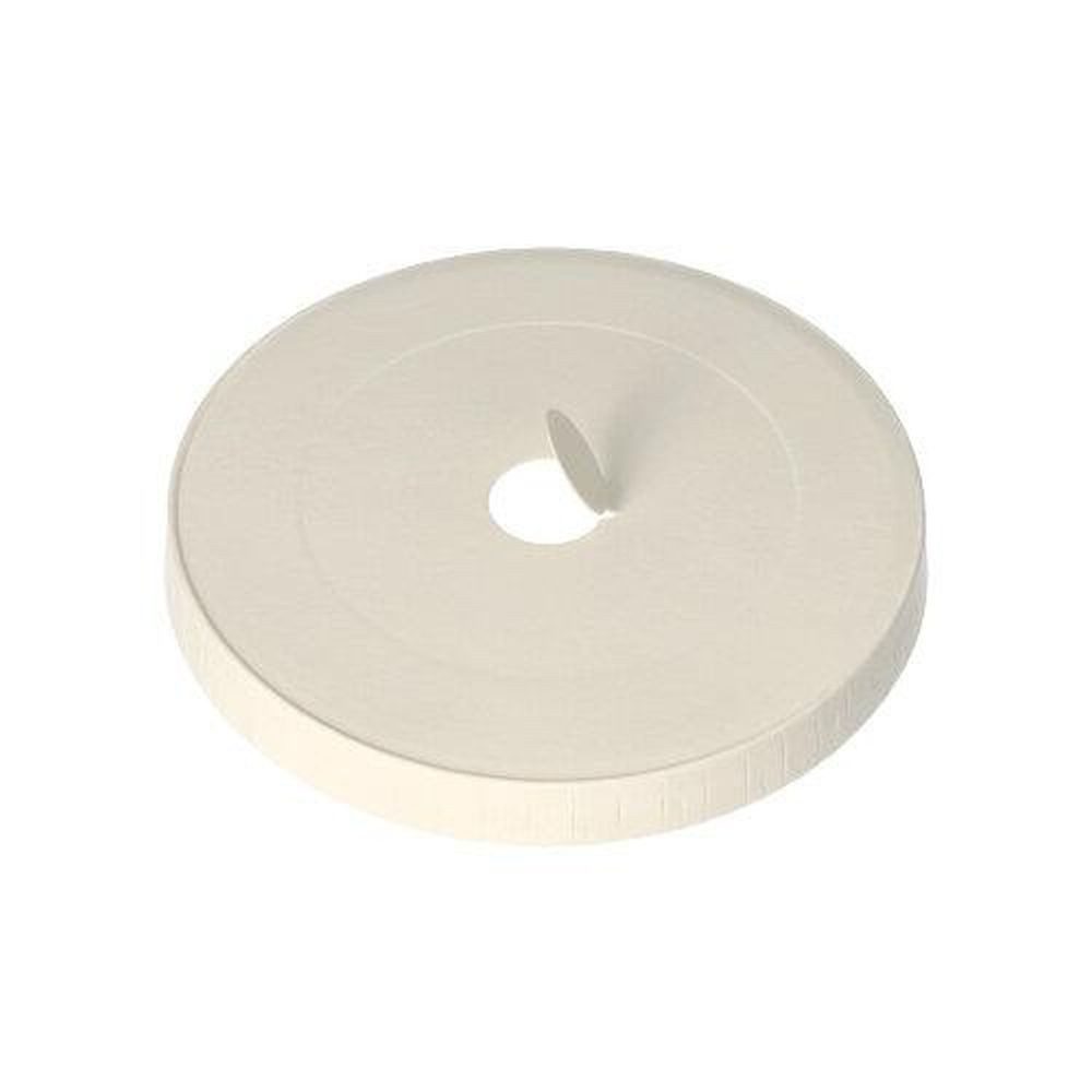 Becher 50 Deckel für Trinkbecher, Pappe "pure" rund Ø 9 cm weiss