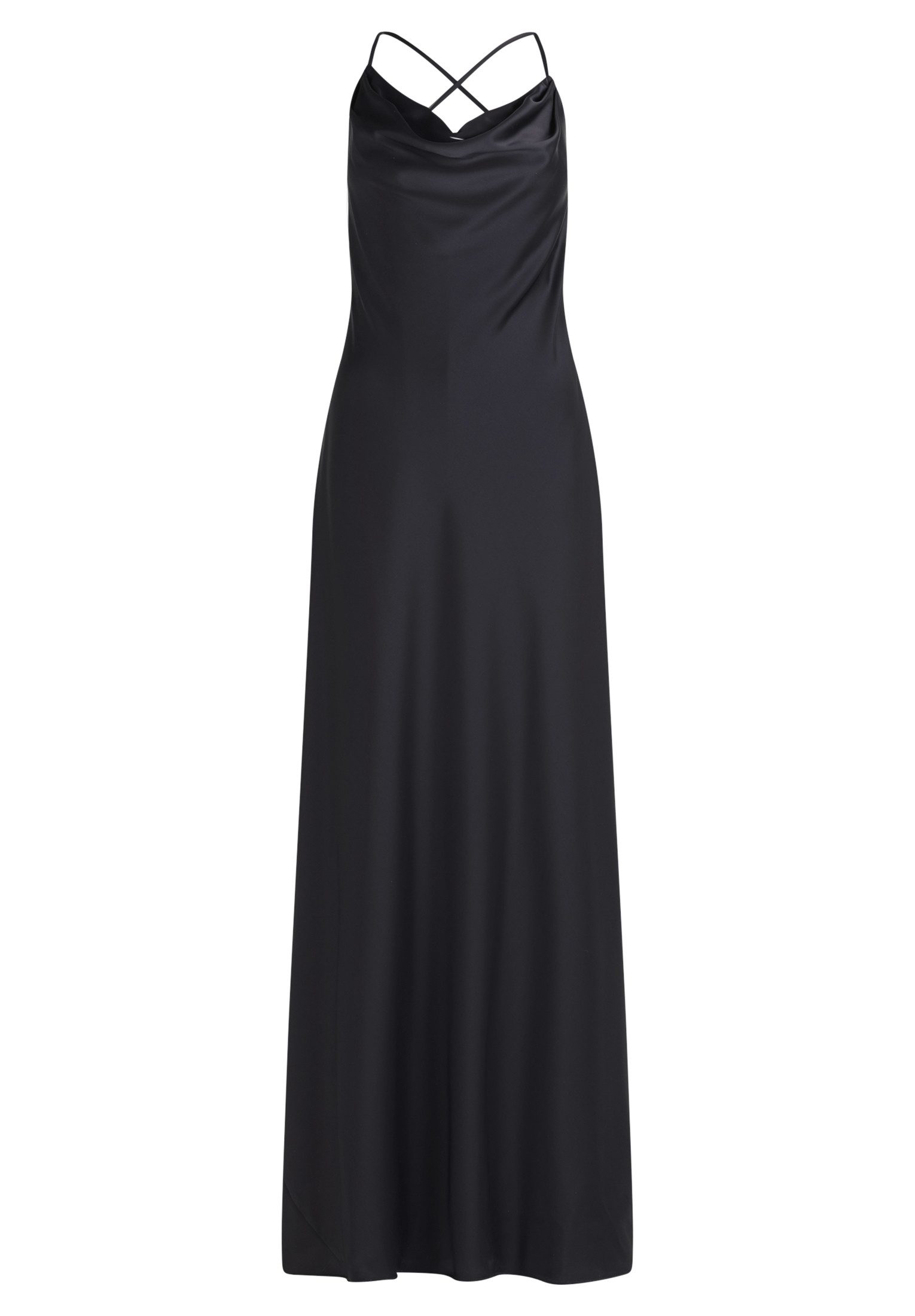 Vera Mont Abendkleid Damen Abendkleid mit Wasserfallausschnitt Rückenfrei günstig online kaufen