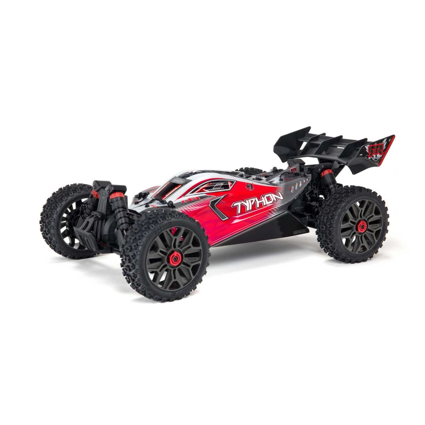 Arrma RC-Buggy Arrma RC Buggy TYPHON 1/8 4X4 3S BLX Brushless 4wd Buggy Red