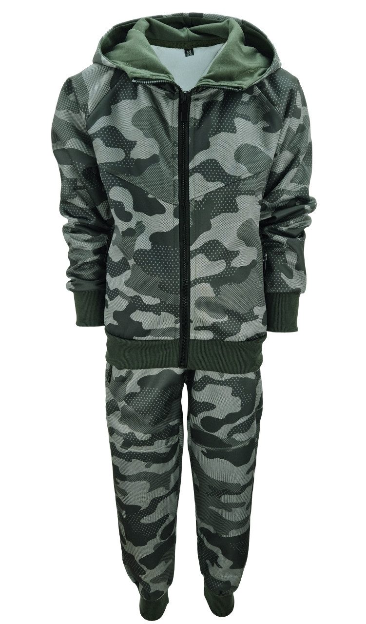 Trainingsanzug Army Trainingsanzug Tarn Freizeitanzug camouflage JF3637a