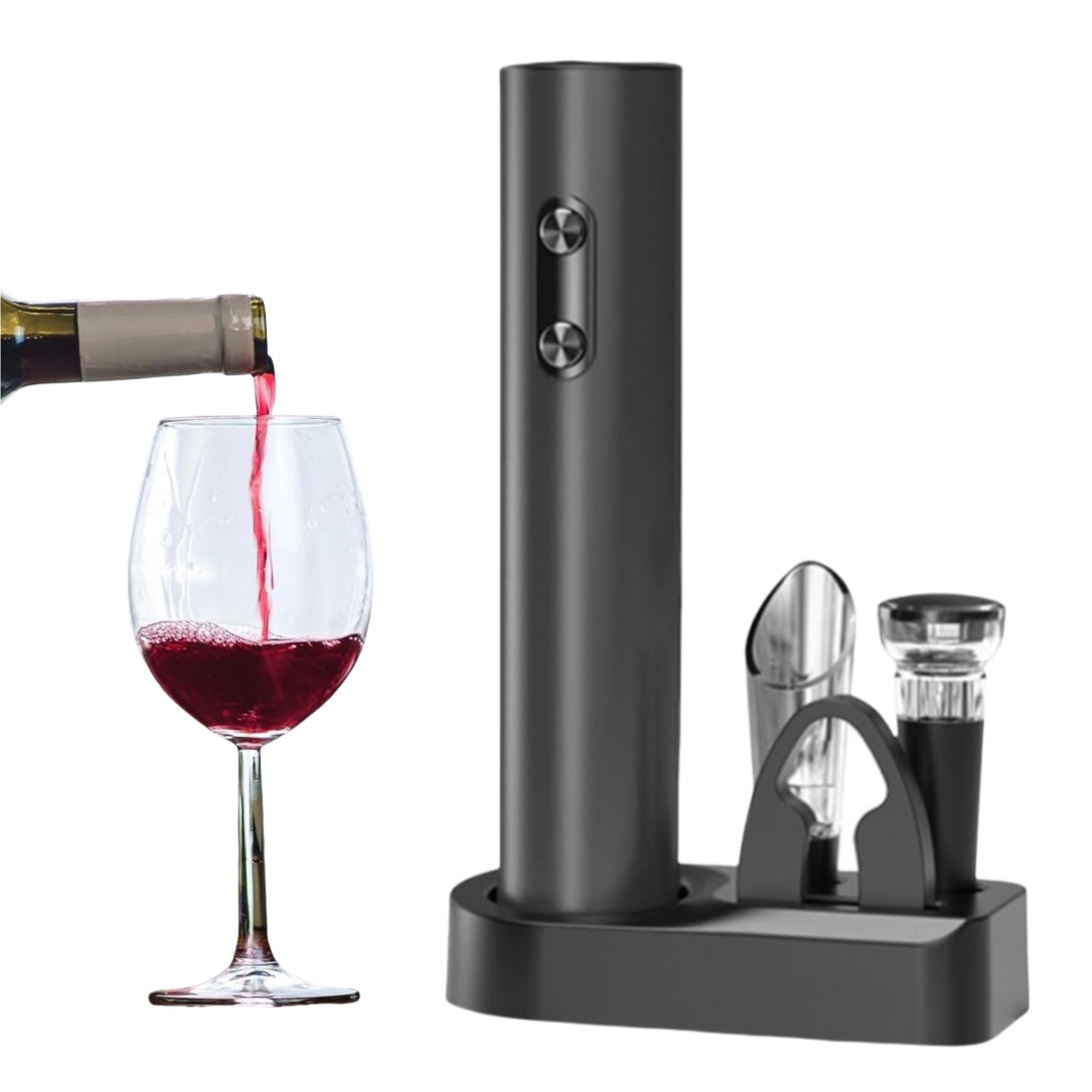 Flaschenöffner Korkenzieher, Elektrischer Weinöffner, Korkenzieher-Set