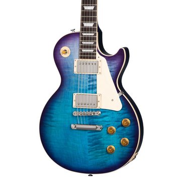 Gibson E-Gitarre, E-Gitarren, Single Cut Modelle, Les Paul Standard '50s Custom Color Figured Top Blueberry Burst -