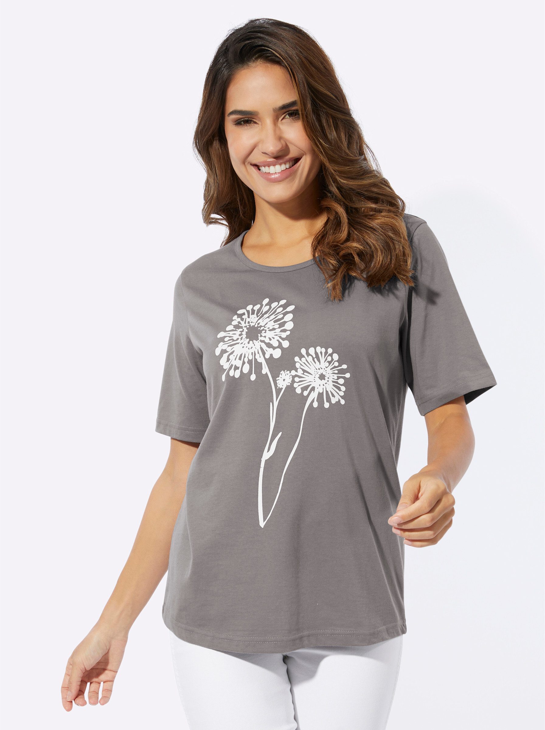 Sieh an! T-Shirt Rundhals-Shirt Kurzarm günstig online kaufen