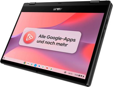 Asus Chromebook CM1402FM2A-EC0106 Flip CM1 Convertible Notebook (35,6 cm/14 Zoll, MediaTek Kompanio 510 (MT8186), Mali-G52 MC2, 128 GB SSD, ChromeOS, Clamshell Laptop with Full HD IPS Touch Display)