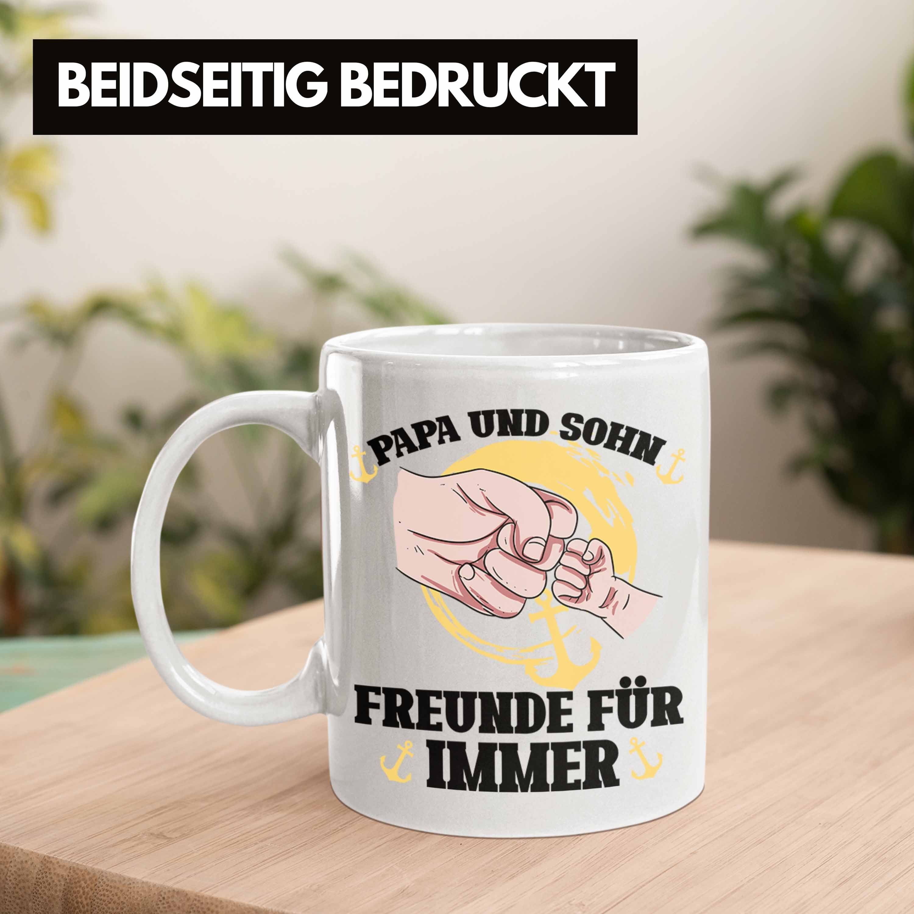 von Sohn Freunde Für Papa Vatertag Und Sohn Immer Tasse Tasse Geschenkidee Trendation Weiss