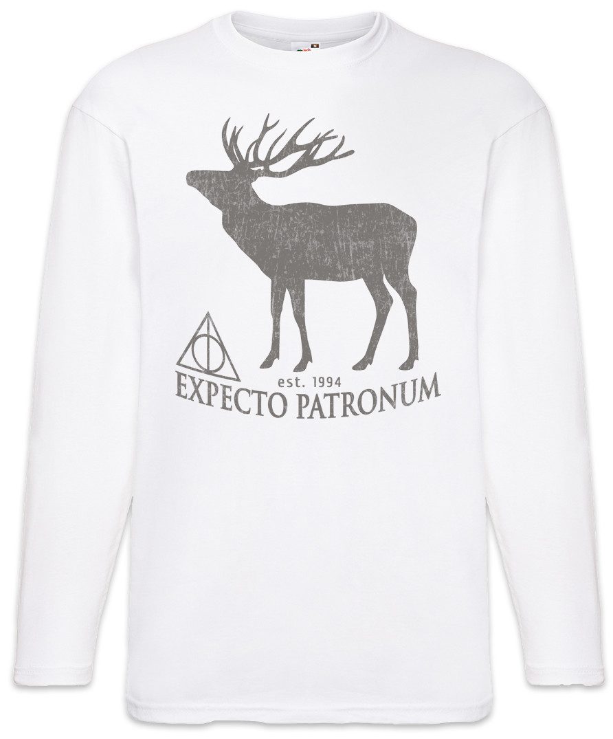 Langarmshirt Expecto Patronum Langarm T-Shirt Harry Pell Hirsch Deer Potter