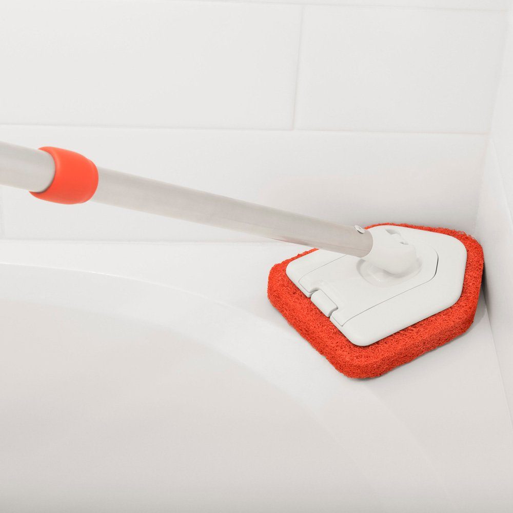 und Grips Ausziehbarer Good OXO Reinigungsbürste Fliesenschrubber, (1-tlg) Wannen-