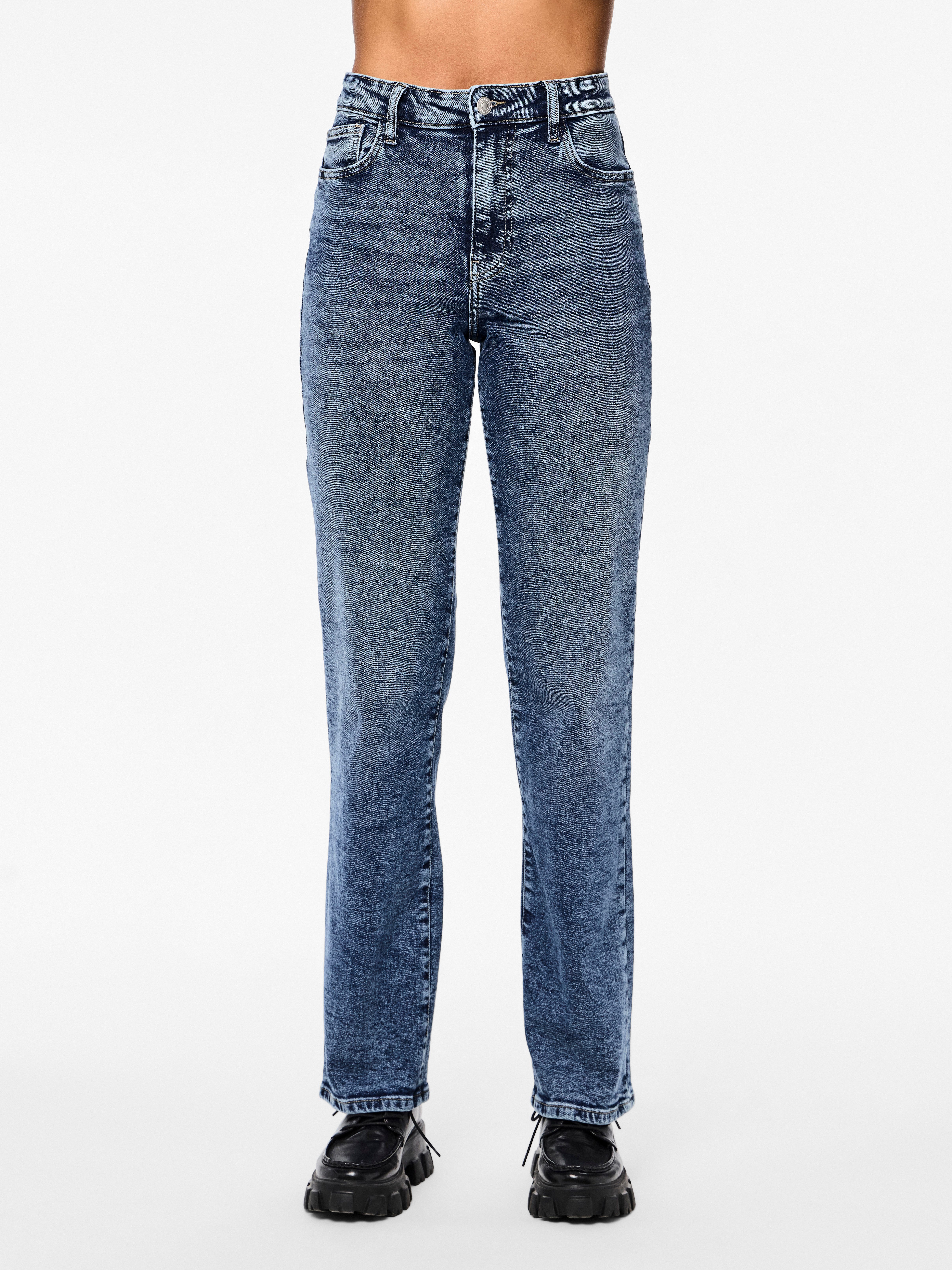pieces Straight-Jeans PCKELLY HW STRAIGHT JEANS MB402 NOOS BC günstig online kaufen