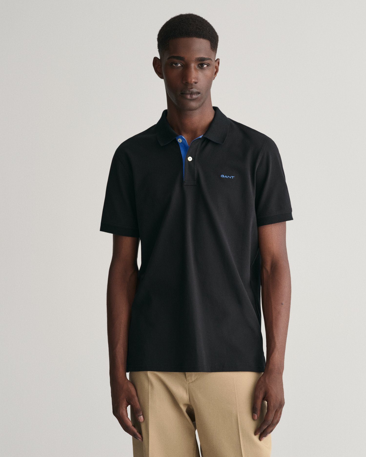 Gant Poloshirt REG CONTRAST PIQUE SS POLO mit kontrastfarbenen Einsätzen