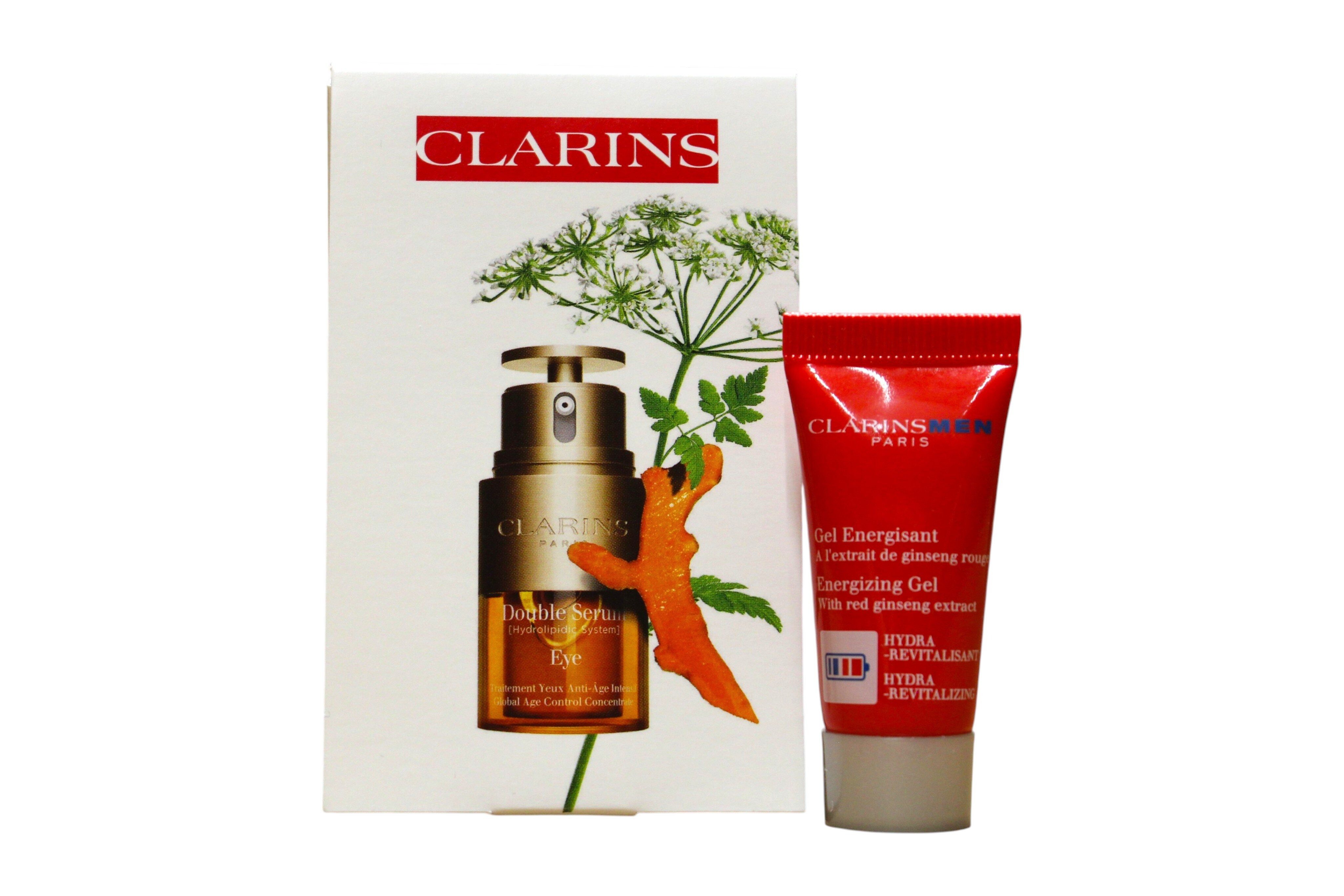 Clarins Hautpflege-Set Set Clarins: Männer, belebend, Tag und Nacht, Gel, für Gesicht