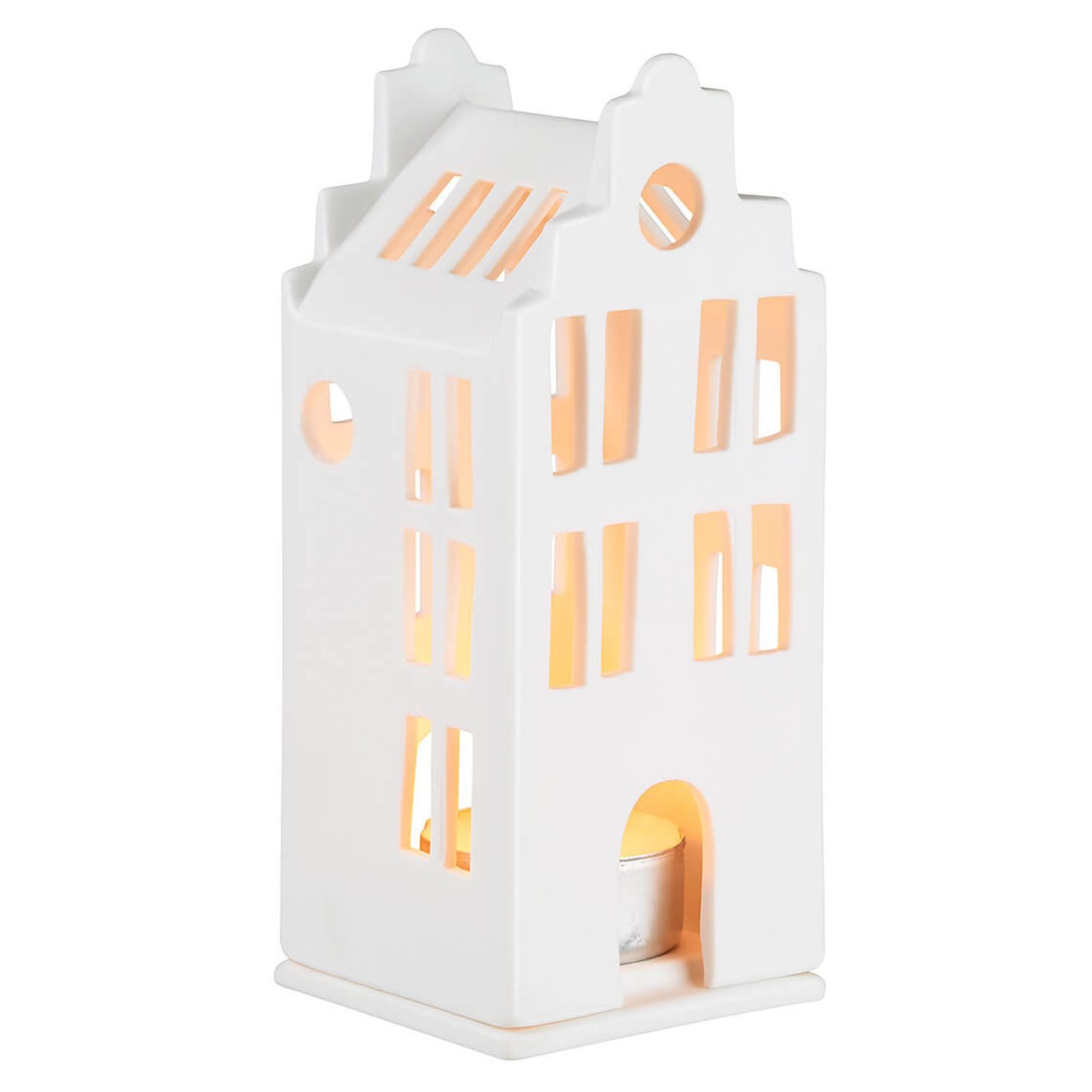 Räder Design Teelichthalter Mini-Lichthaus Grachtenhaus günstig online kaufen