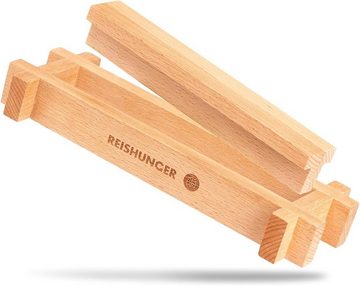 Reishunger Sushi-Roller Sushi Equipment Box XXL (mit Premium Sushi Maker und Hangiri), (5-tlg)