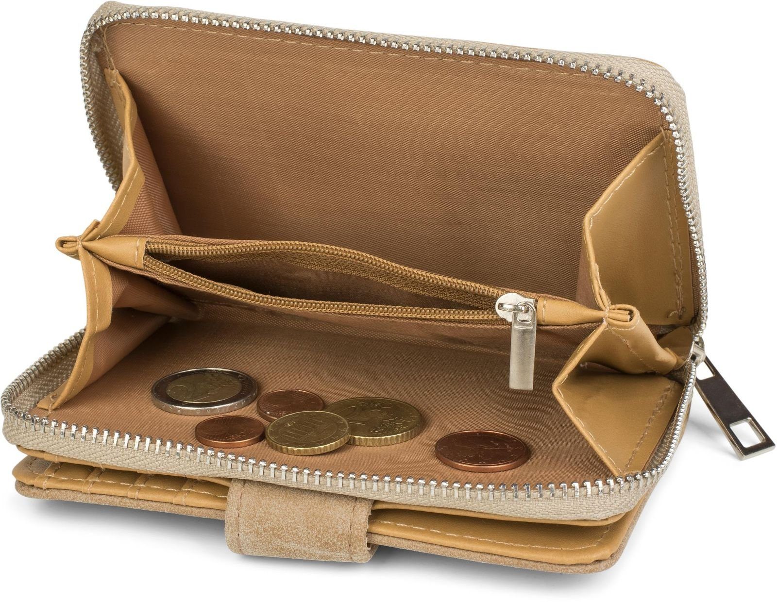 styleBREAKER Geldbörse Geldbörse mit Stern Cutout (1-tlg)