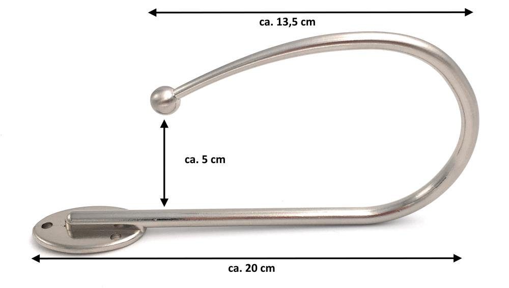 DécoProfi Raffhalter 1 Stück Raffbügel / Raffhalter für Gardinen, Zum Raffe günstig online kaufen