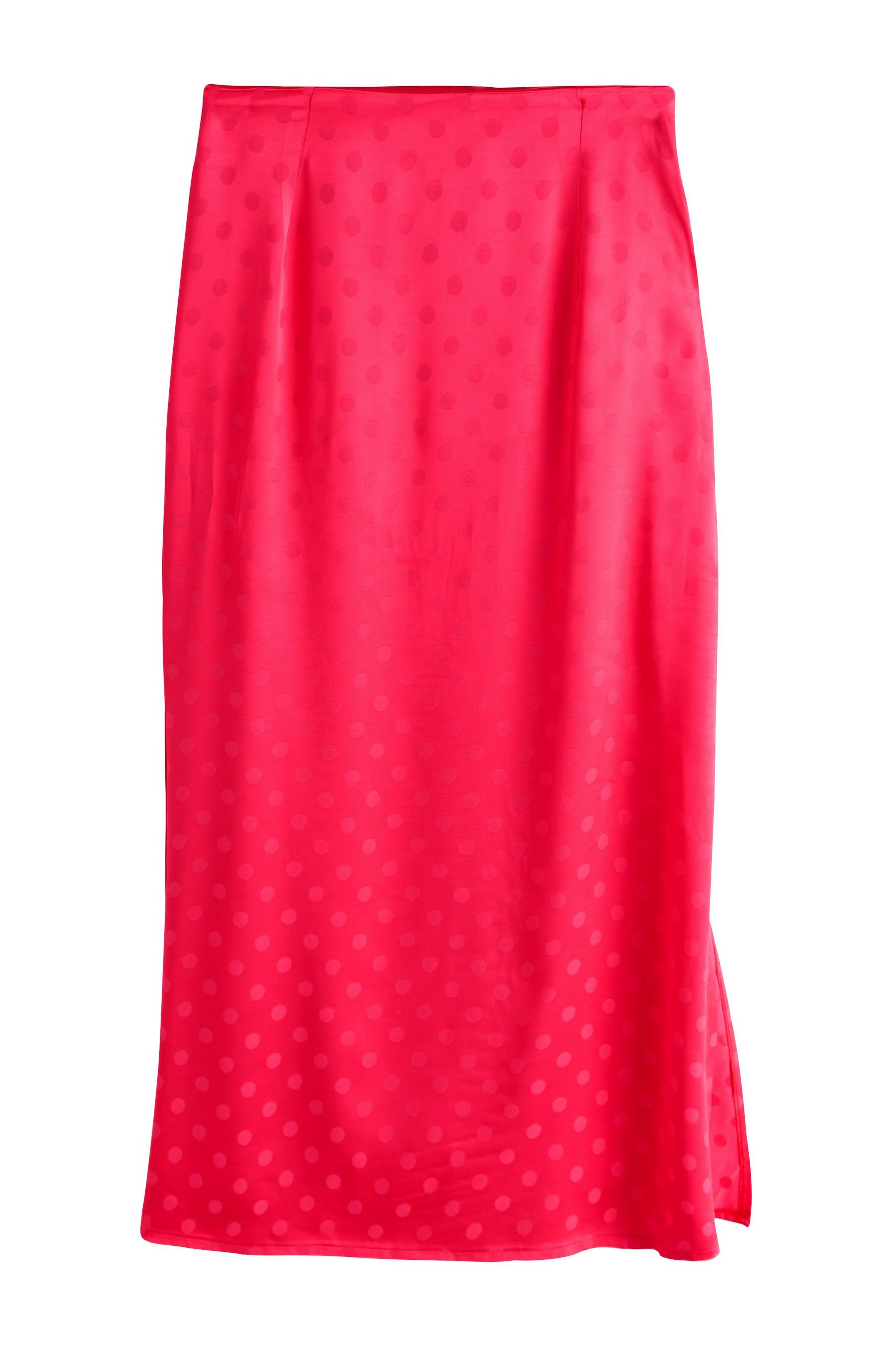 Next Midirock Jacquard-Satinrock mit Tupfen (1-tlg)