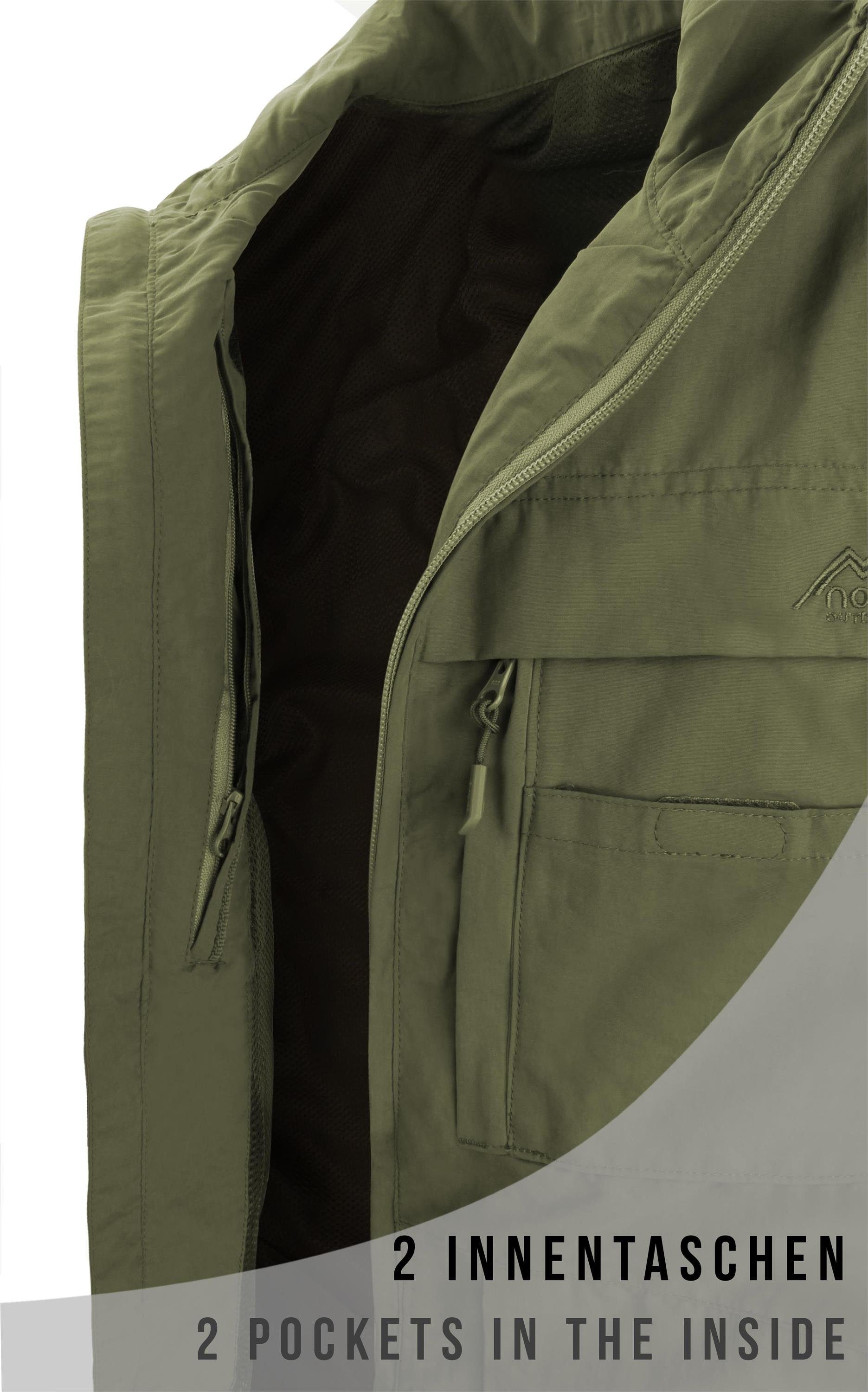 normani Funktionsweste Herren Outdoor Weste Kudu Sommerweste Reiseweste Wanderweste Freizeitweste