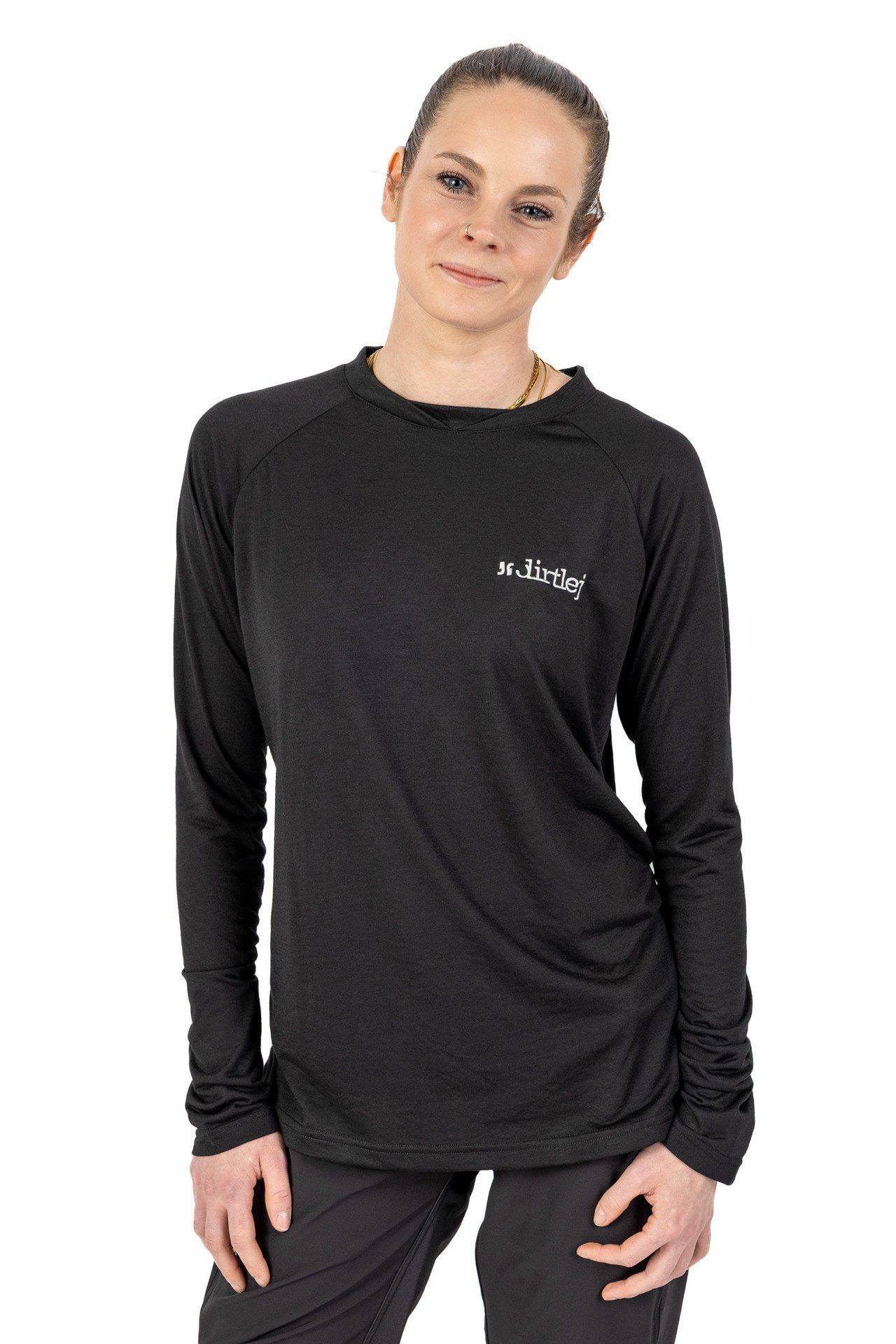 Dirtlej Funktionsshirt mountee ladies long black