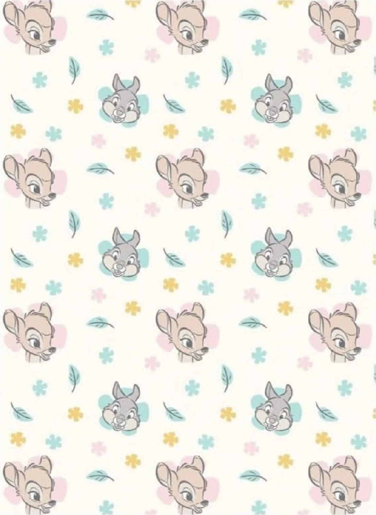 Wohndecke Disney Bambi Flauschdecke Schmusedecke Kuscheldecke 110 x 150 cm, AY!Max