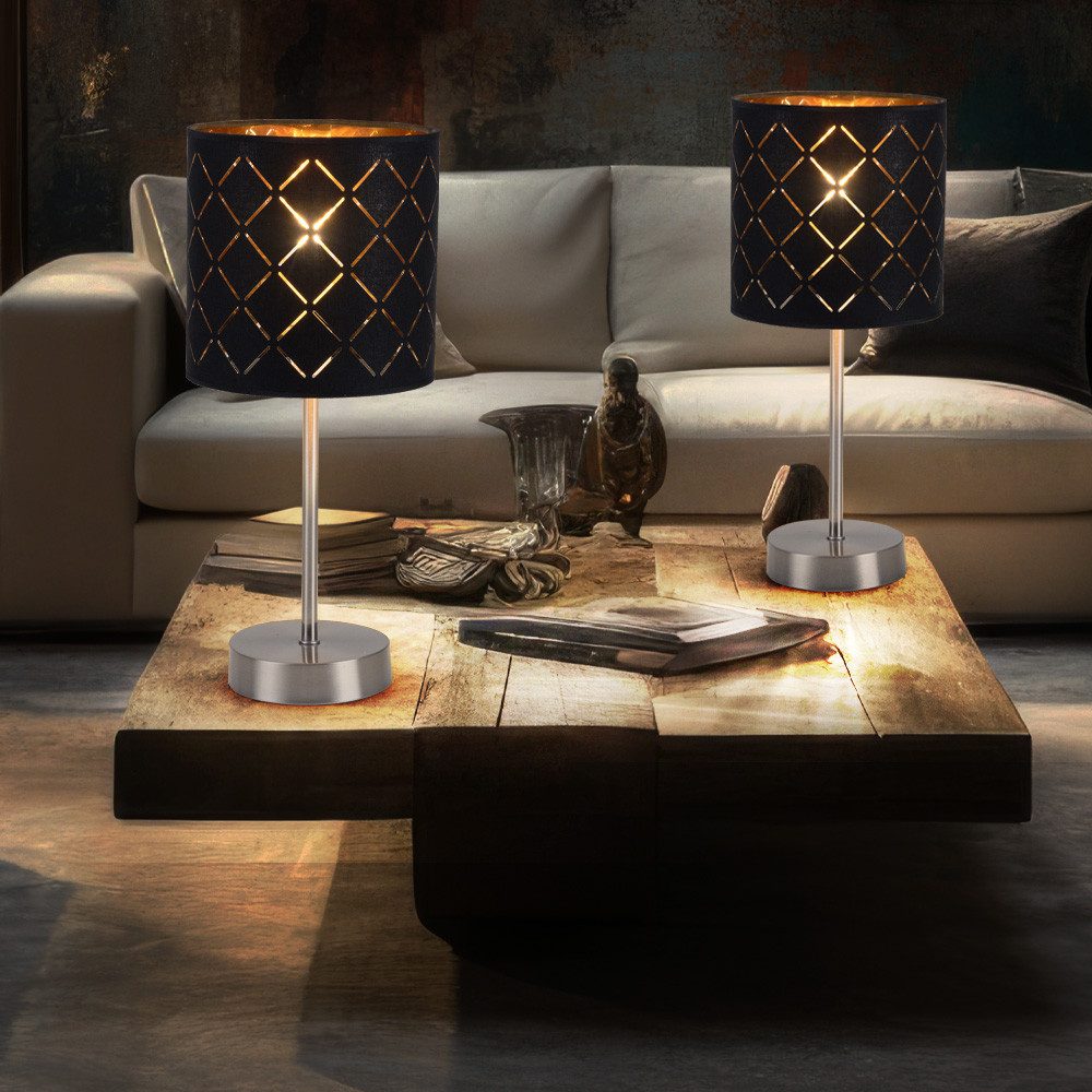 GLOBO LIGHTING LED Tischleuchte, Leuchtmittel inklusive, Warmweiß, 2er Set günstig online kaufen