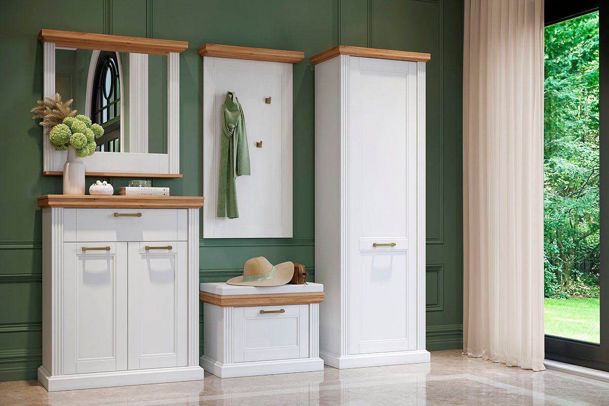 Home affaire Schuhschrank Tara (H/B/T): 102/86/38cm) hochwertig UV lackiert, Soft-Close-Funktion