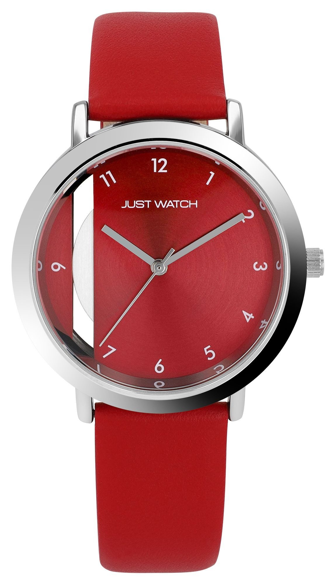 JUST WATCH Quarzuhr Mila Just Watch Damenuhr "Mila" mit Lederband, 3 ATM