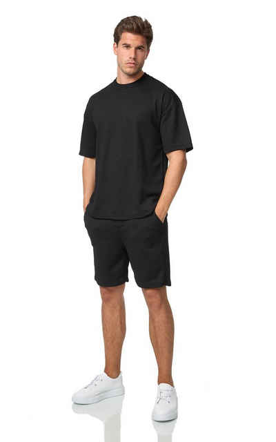 Denim House Jogginganzug Herren Kombi-Set Short+T-Shirt Traingskombi in Oversized Stil