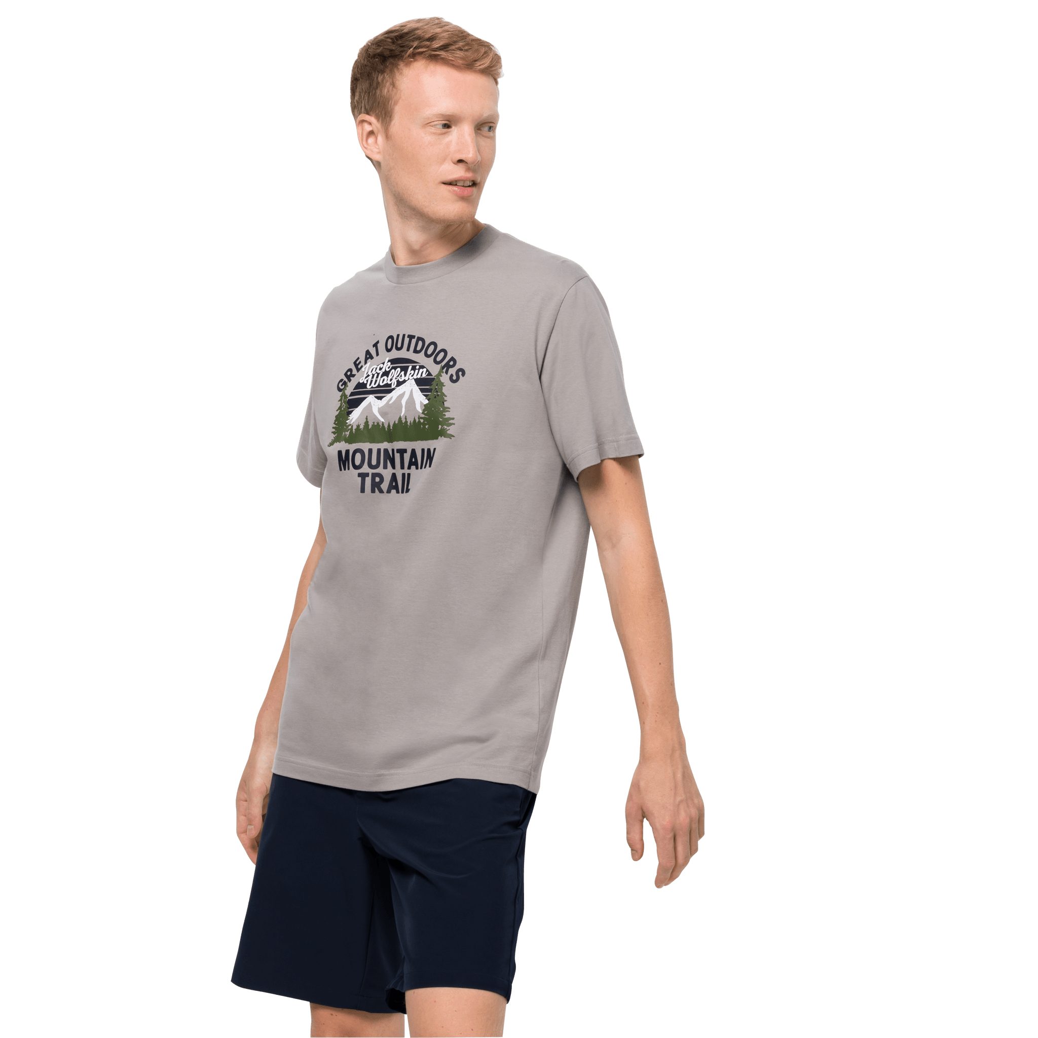 Jack Wolfskin T-Shirt JW MOUNTAIN TRAIL T M