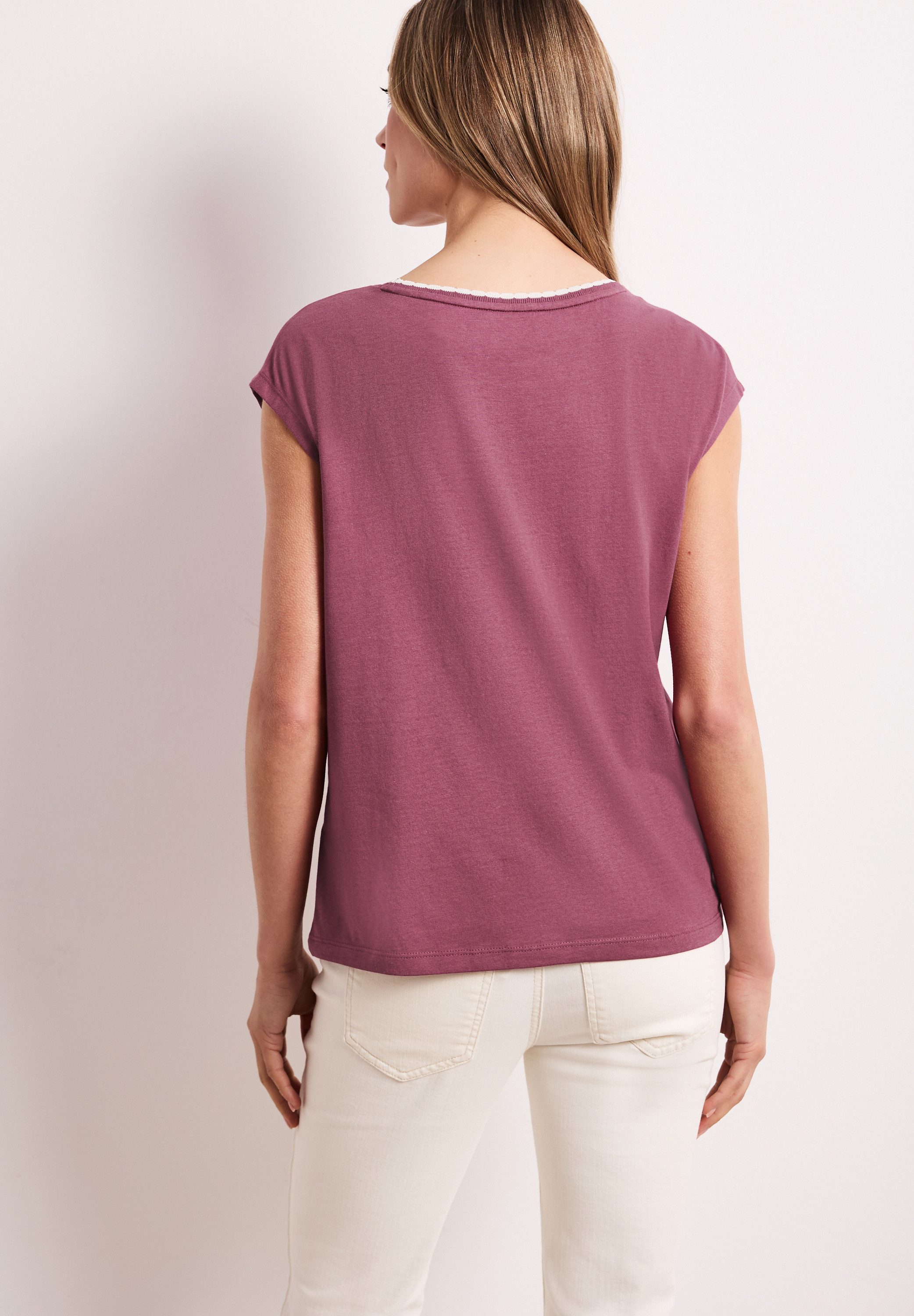 STREET ONE T-Shirt mit U-Boot-Ausschnitt – Bild 2 von 5