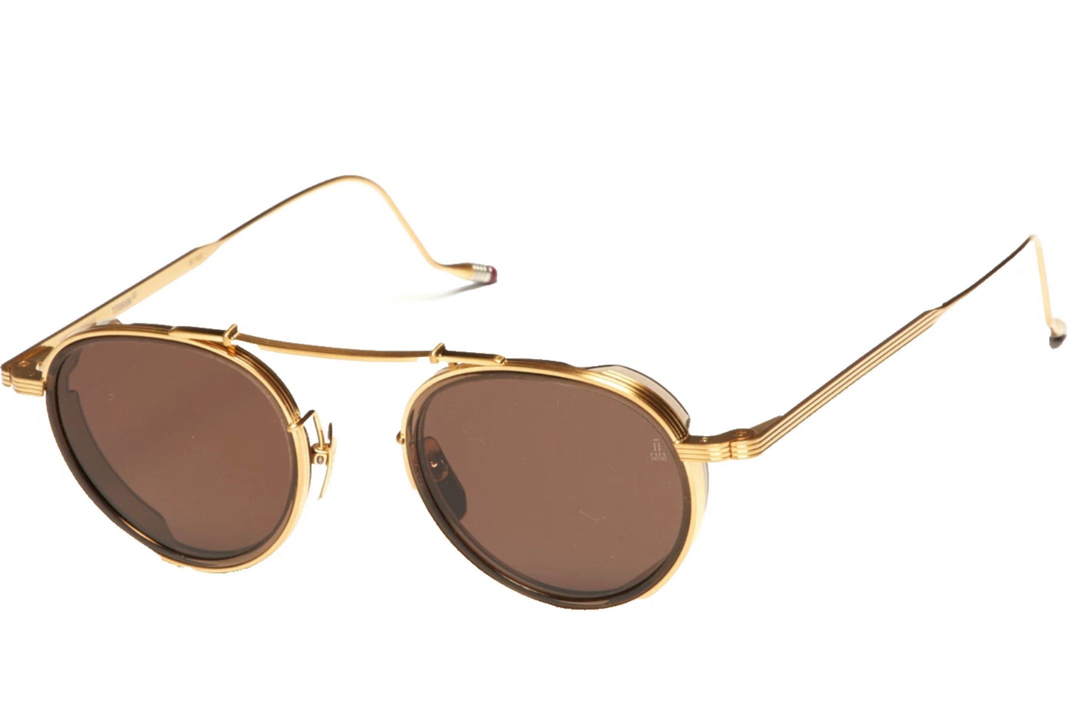 Jacques Marie Mage Sonnenbrille Apollinaire Titan Silber Rund Japan Neu Limited 500 Stc. Sammlerstück-Potenzial – jedes Modell ist durchnummeriert