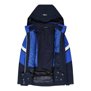 CMP Skijacke KID JACKET SNAPS HOOD BLACK BLUE